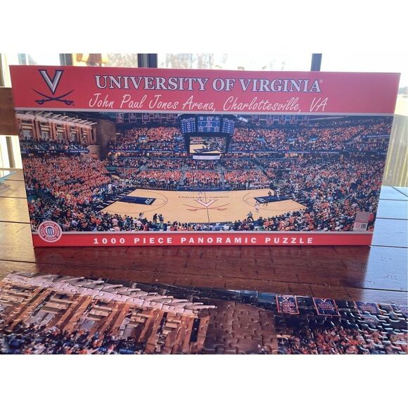 MasterPieces - Virginia Cavaliers - NCAA 1000 Piece Panoramic Jigsaw Puzzle - Picture 1 of 3
